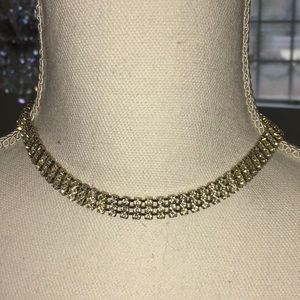 Sparkly ( faux diamond) necklace.